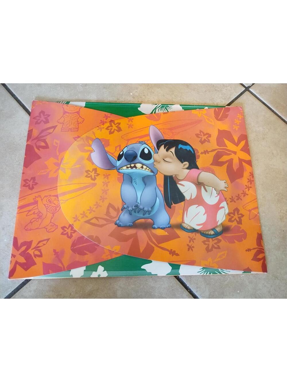 Disney Store Limited Edition Lithograph Set Of 4 Lilo‎ & Stitch Surfboard Folder
